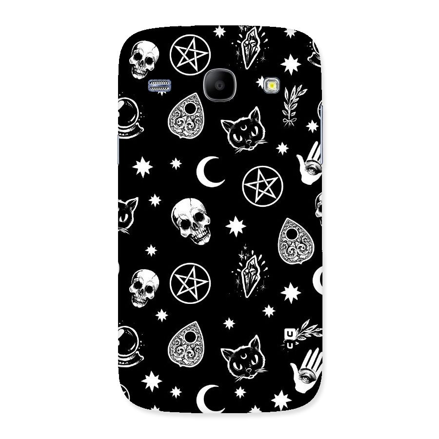 Skull Moon Design Back Case for Galaxy Core