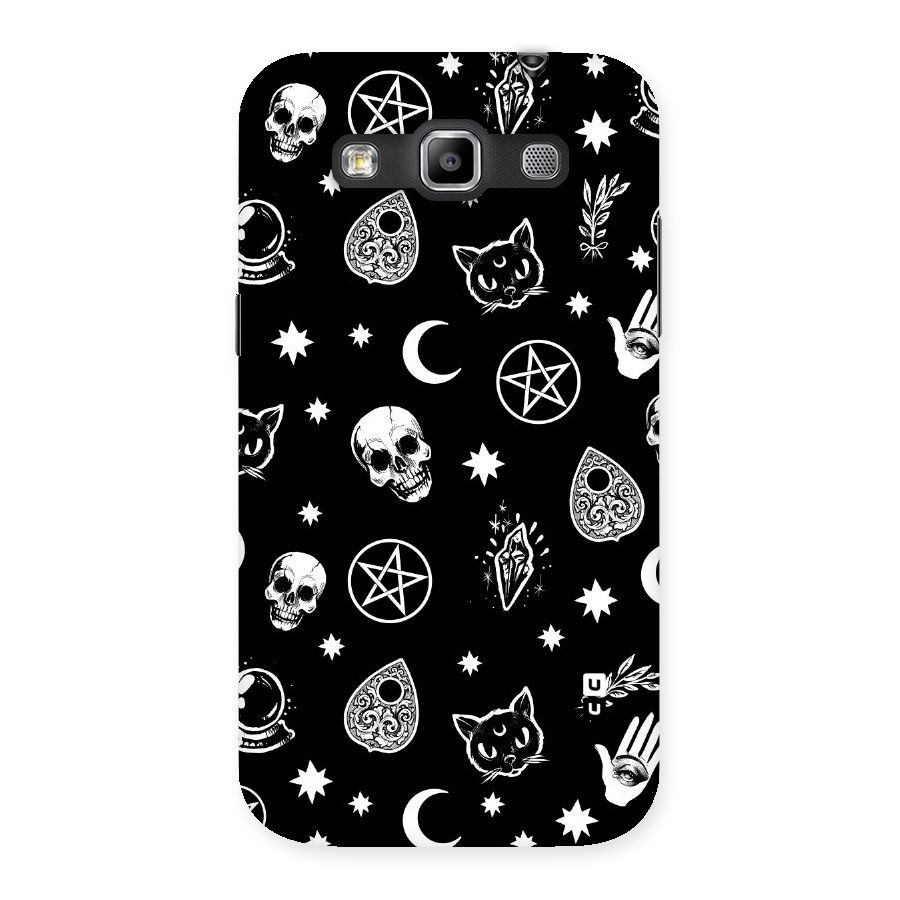 Skull Moon Design Back Case for Galaxy Grand Quattro