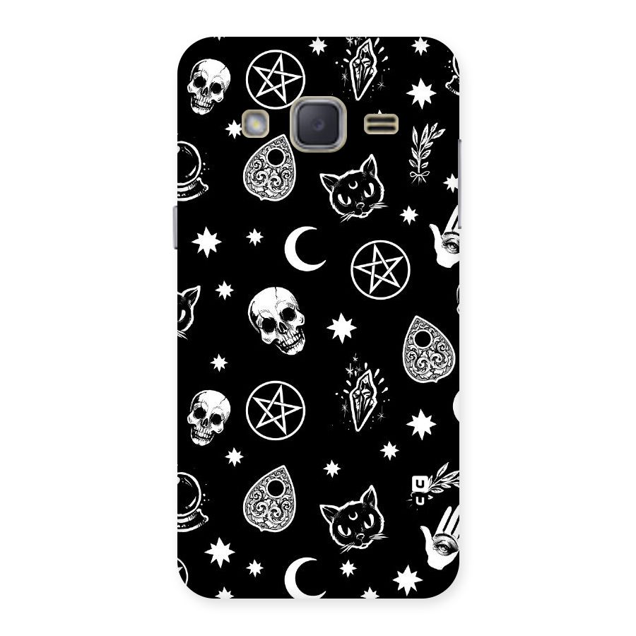 Skull Moon Design Back Case for Galaxy J2