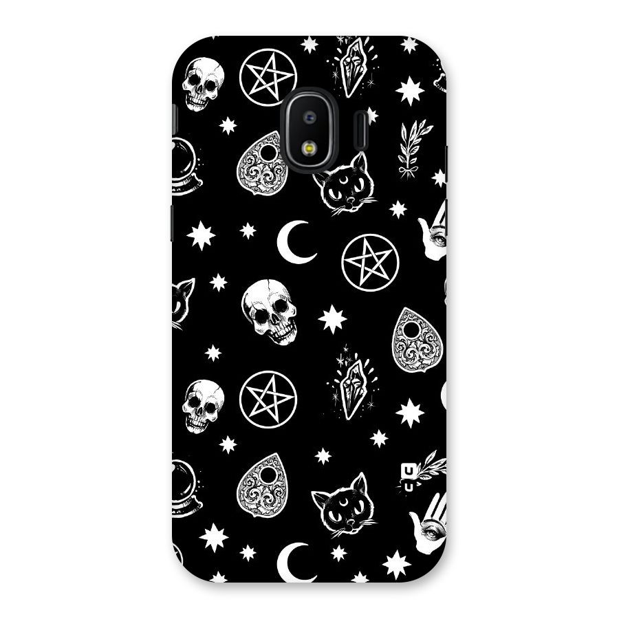 Skull Moon Design Back Case for Galaxy J2 Pro 2018