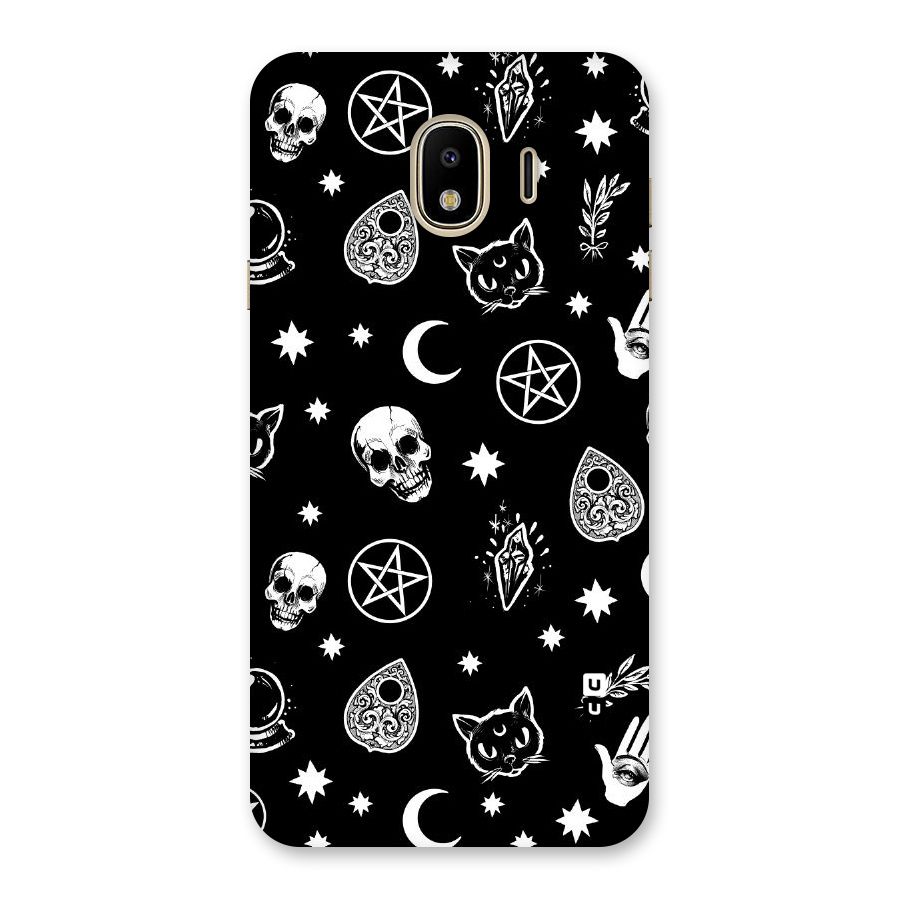Skull Moon Design Back Case for Galaxy J4