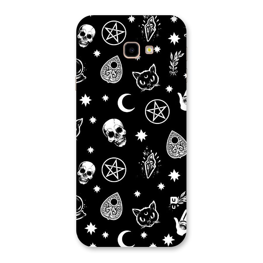 Skull Moon Design Back Case for Galaxy J4 Plus