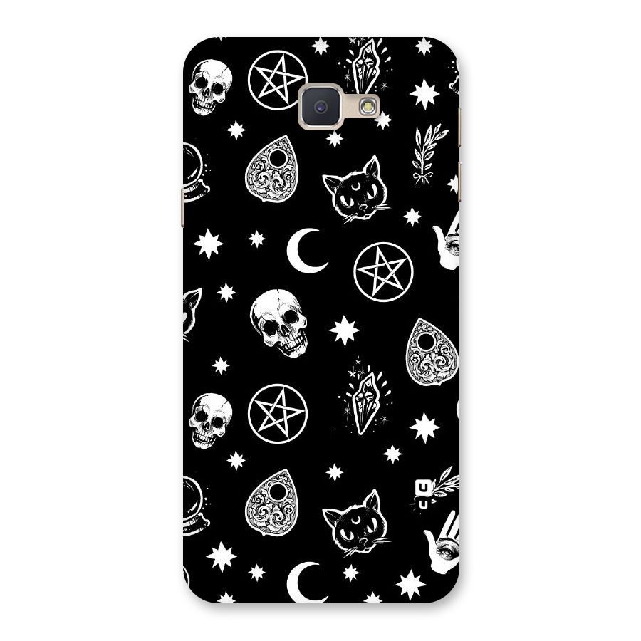 Skull Moon Design Back Case for Galaxy J5 Prime
