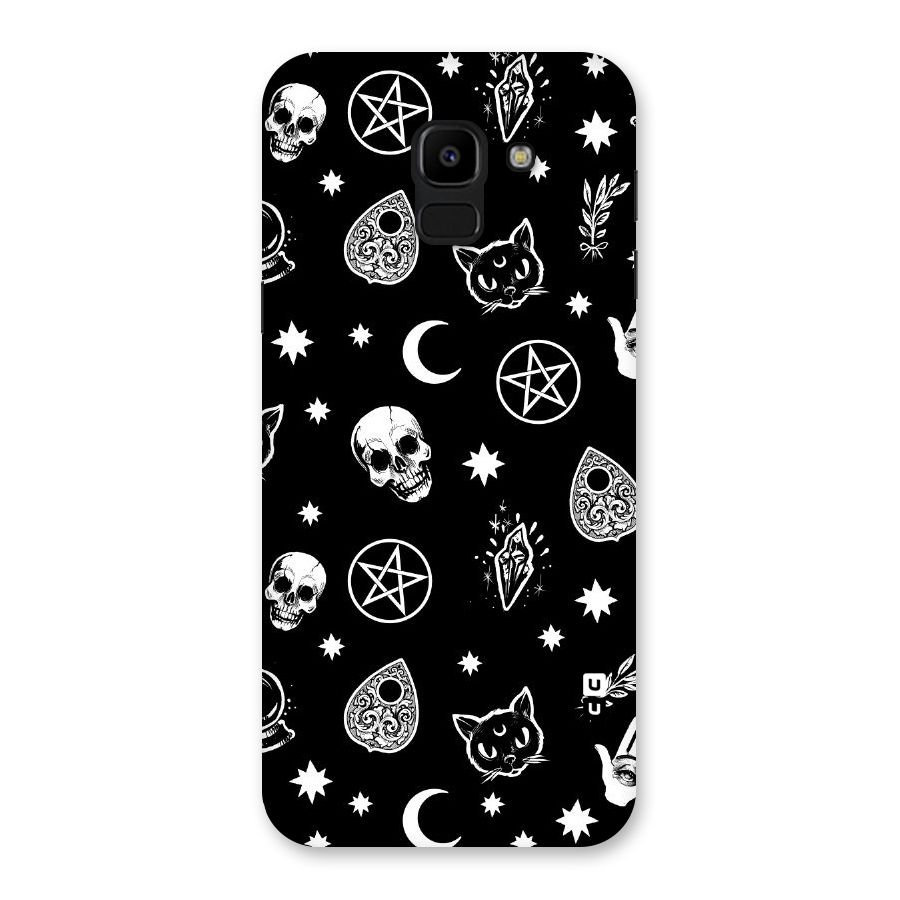 Skull Moon Design Back Case for Galaxy J6