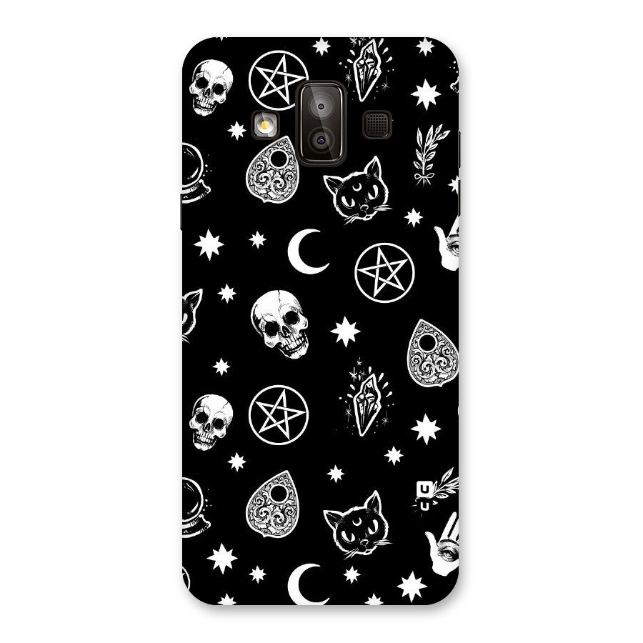 Skull Moon Design Back Case for Galaxy J7 Duo