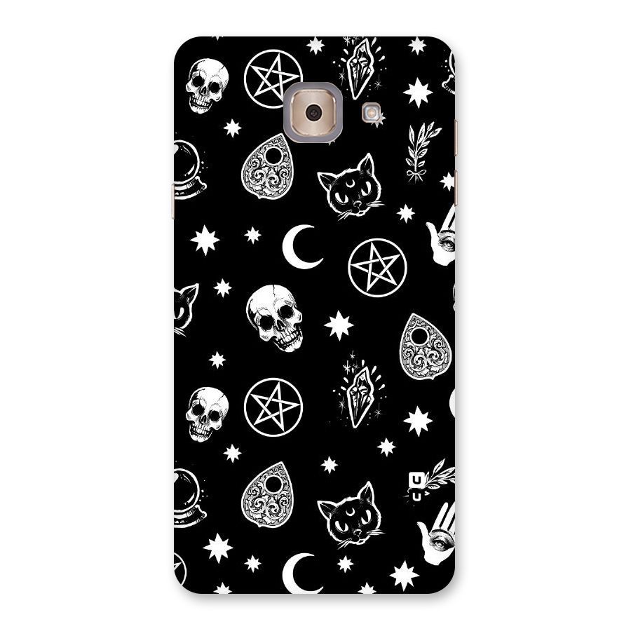 Skull Moon Design Back Case for Galaxy J7 Max