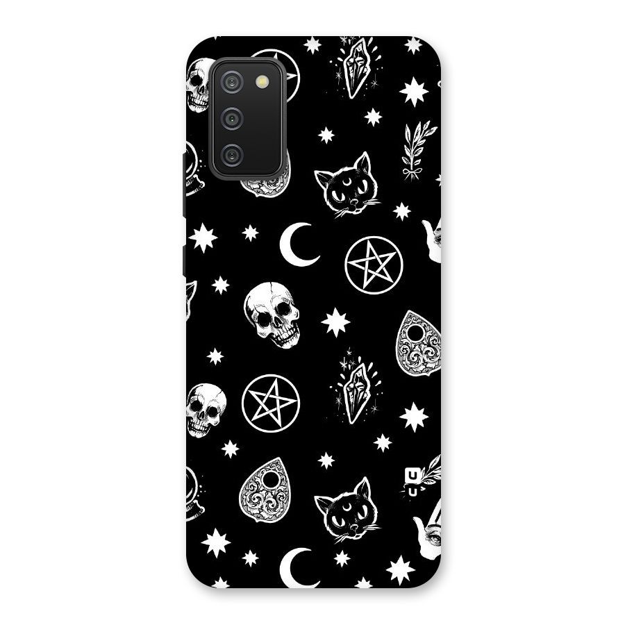 Skull Moon Design Back Case for Galaxy M02s