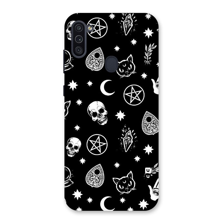 Skull Moon Design Back Case for Galaxy M11