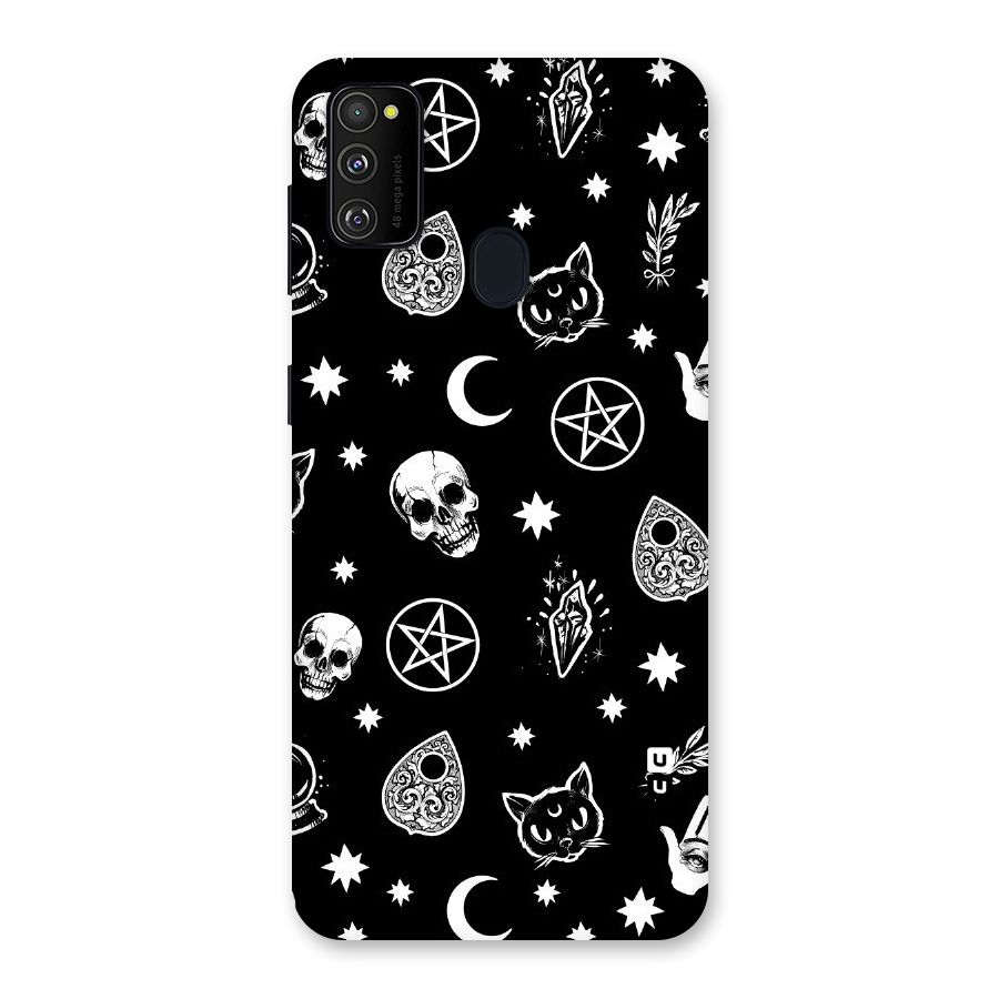 Skull Moon Design Back Case for Galaxy M30s