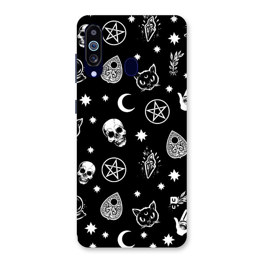 Skull Moon Design Back Case for Galaxy M40