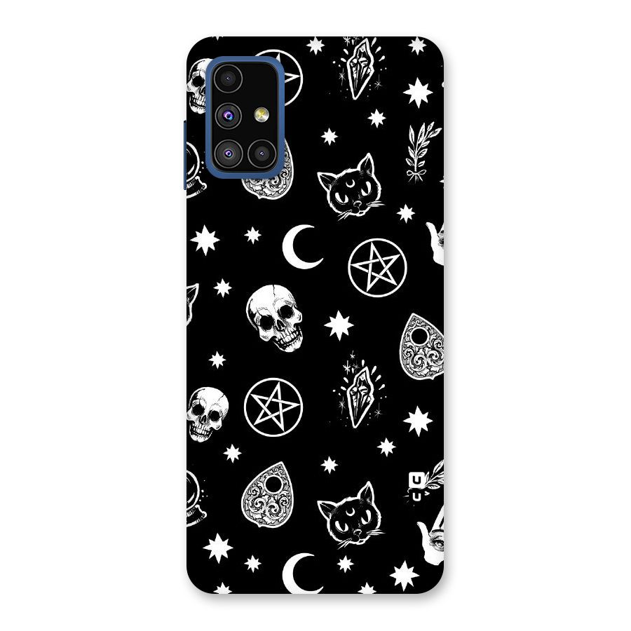 Skull Moon Design Back Case for Galaxy M51