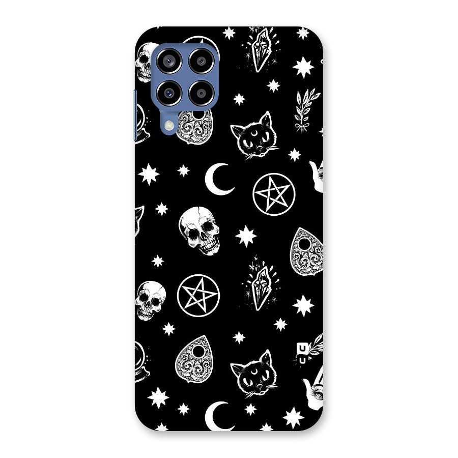 Skull Moon Design Back Case for Galaxy M53 5G