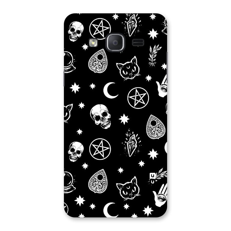 Skull Moon Design Back Case for Galaxy On7 2015