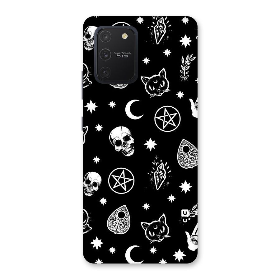 Skull Moon Design Back Case for Galaxy S10 Lite