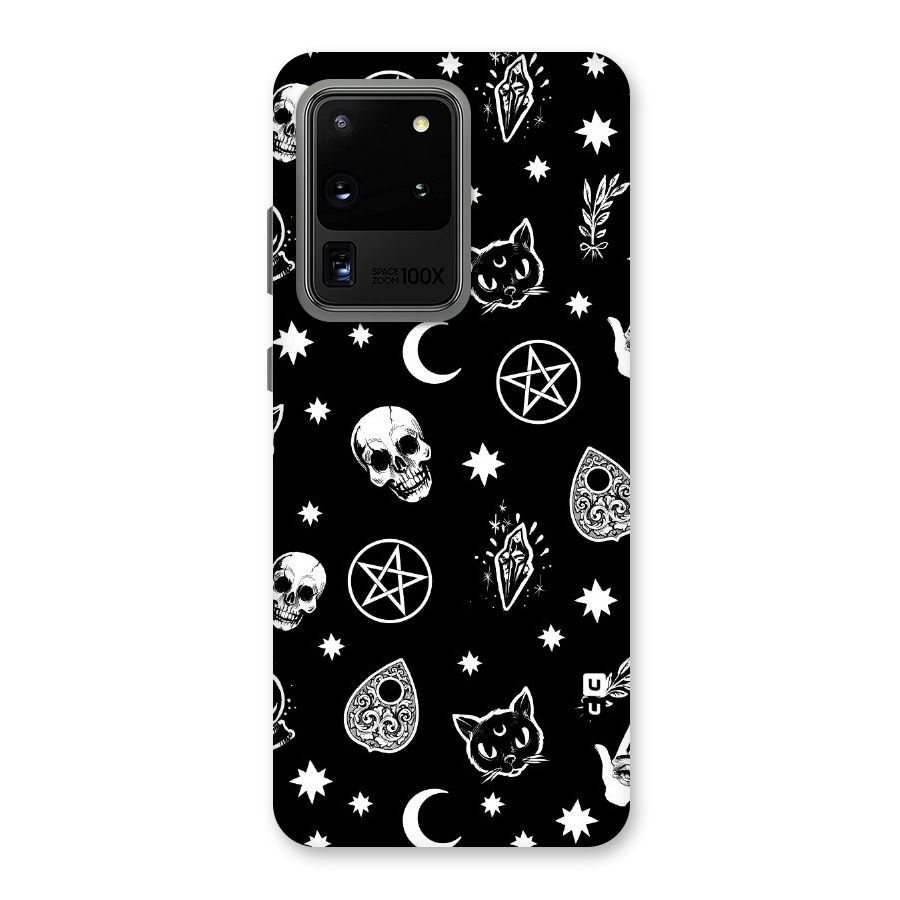 Skull Moon Design Back Case for Galaxy S20 Ultra