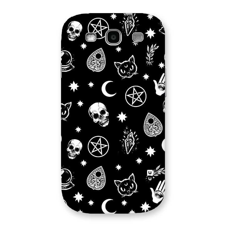 Skull Moon Design Back Case for Galaxy S3