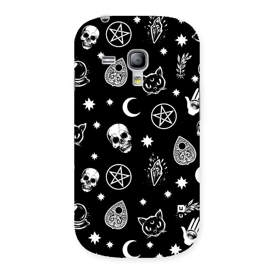 Skull Moon Design Back Case for Galaxy S3 Mini