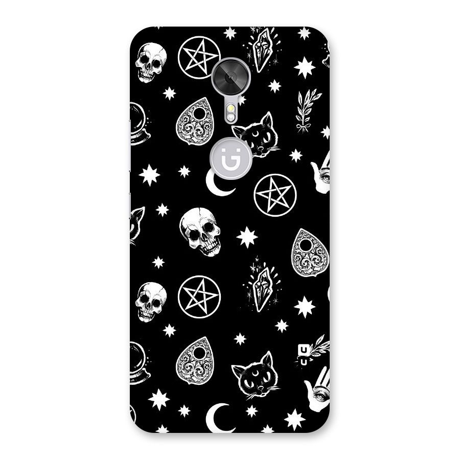 Skull Moon Design Back Case for Gionee A1