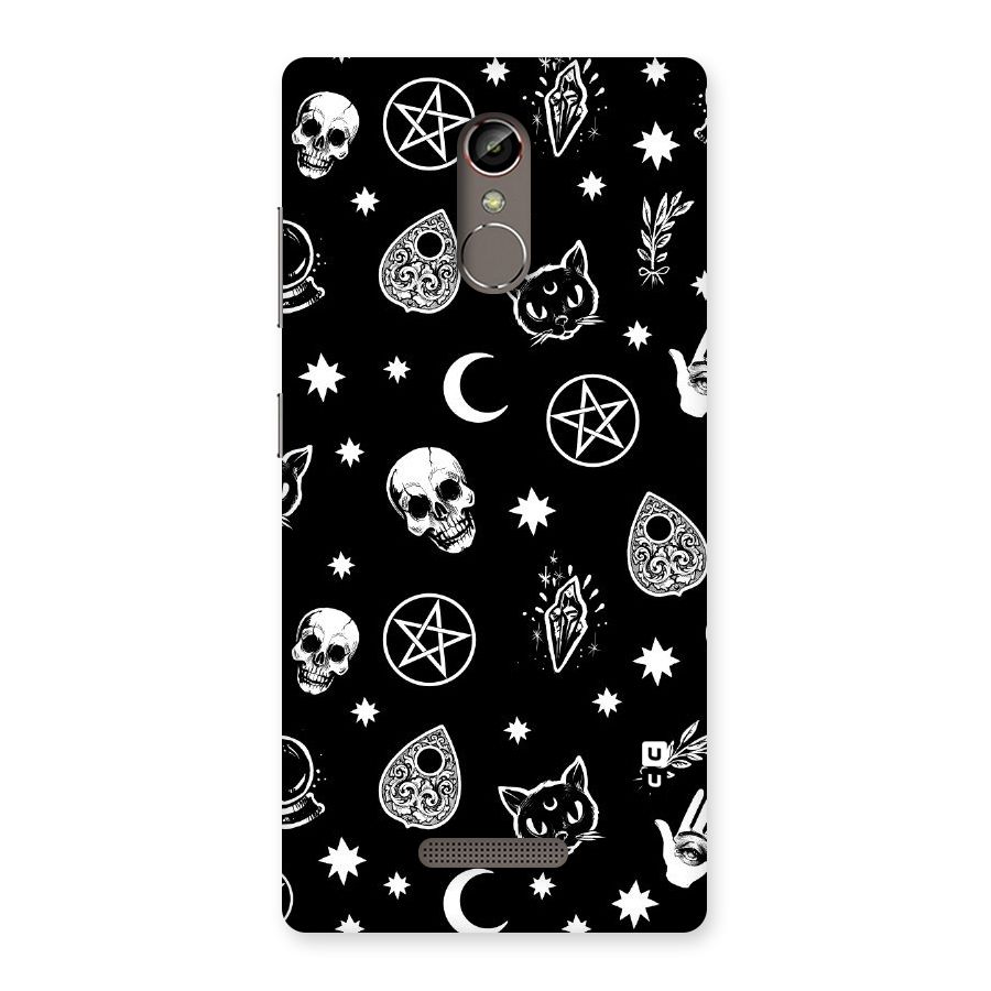 Skull Moon Design Back Case for Gionee S6s