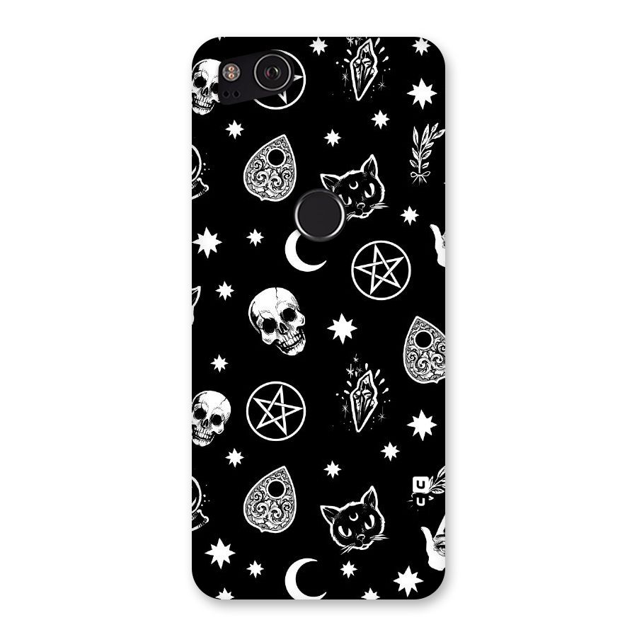 Skull Moon Design Back Case for Google Pixel 2