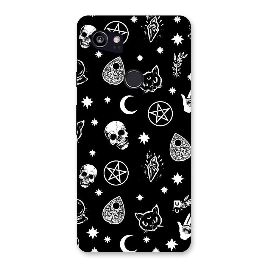 Skull Moon Design Back Case for Google Pixel 2 XL