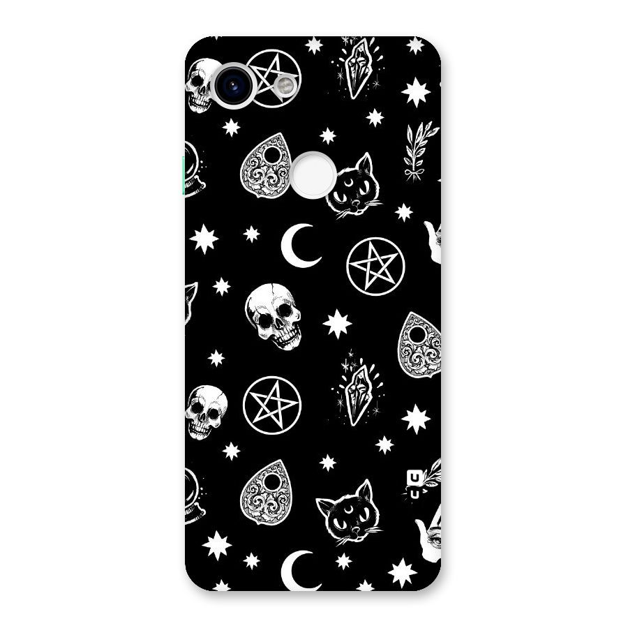 Skull Moon Design Back Case for Google Pixel 3