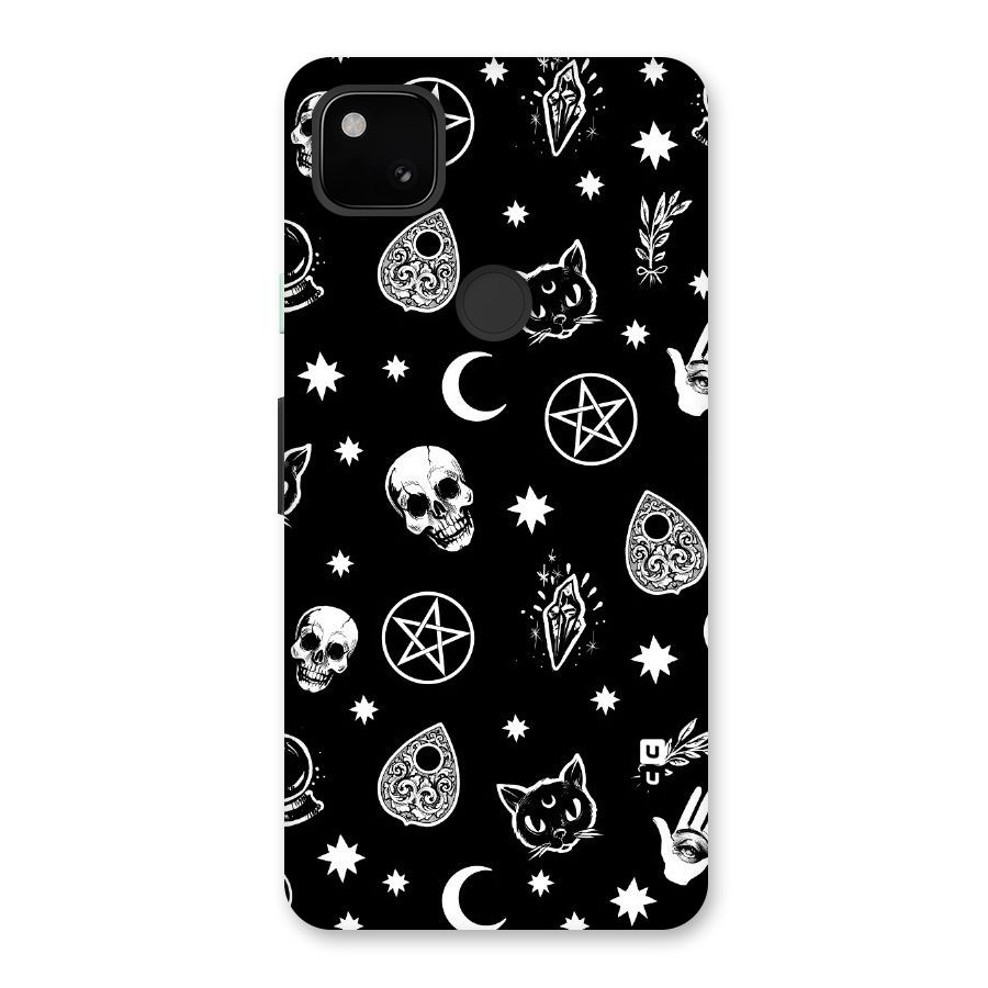 Skull Moon Design Back Case for Google Pixel 4a