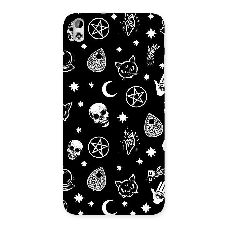 Skull Moon Design Back Case for HTC Desire 816g