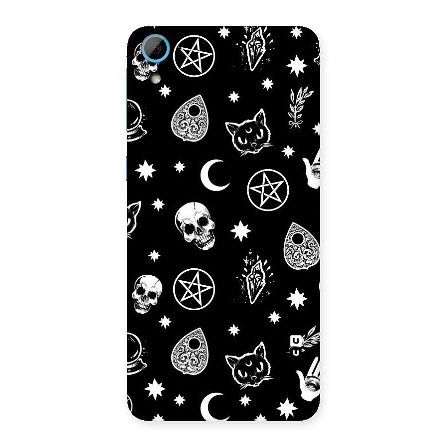 Skull Moon Design Back Case for HTC Desire 826