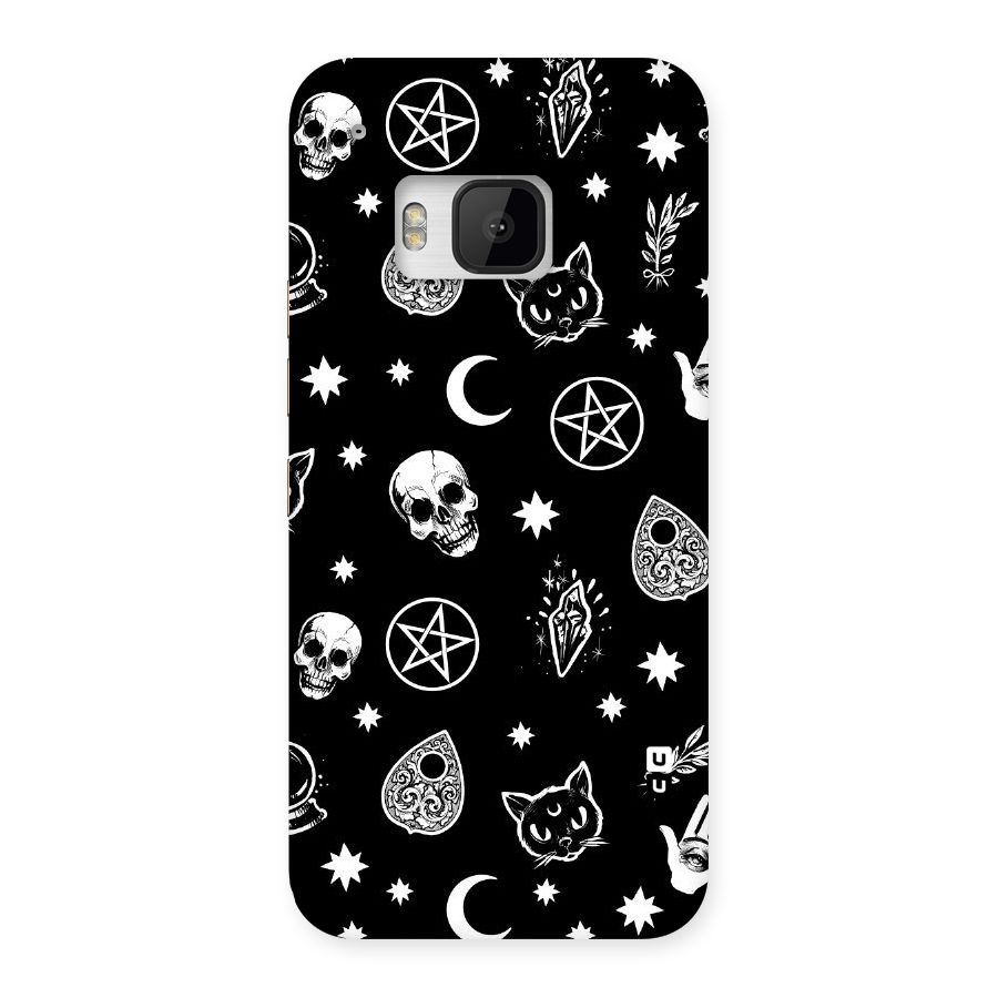 Skull Moon Design Back Case for HTC One M9