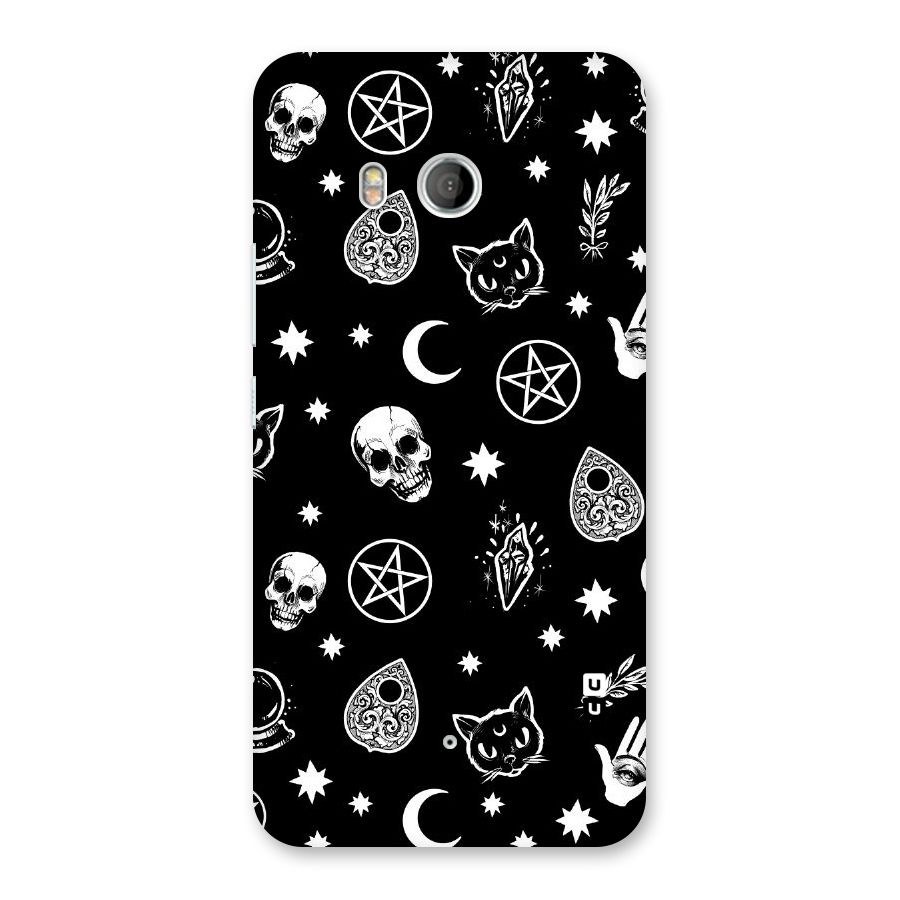 Skull Moon Design Back Case for HTC U11