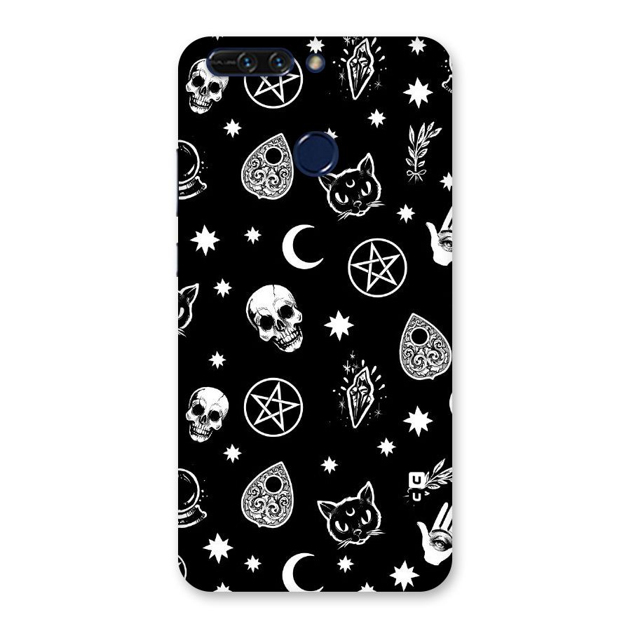 Skull Moon Design Back Case for Honor 8 Pro