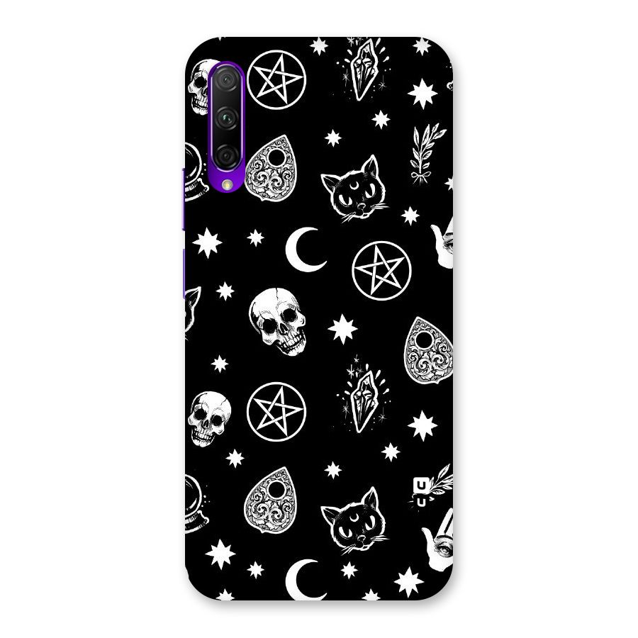 Skull Moon Design Back Case for Honor 9X Pro