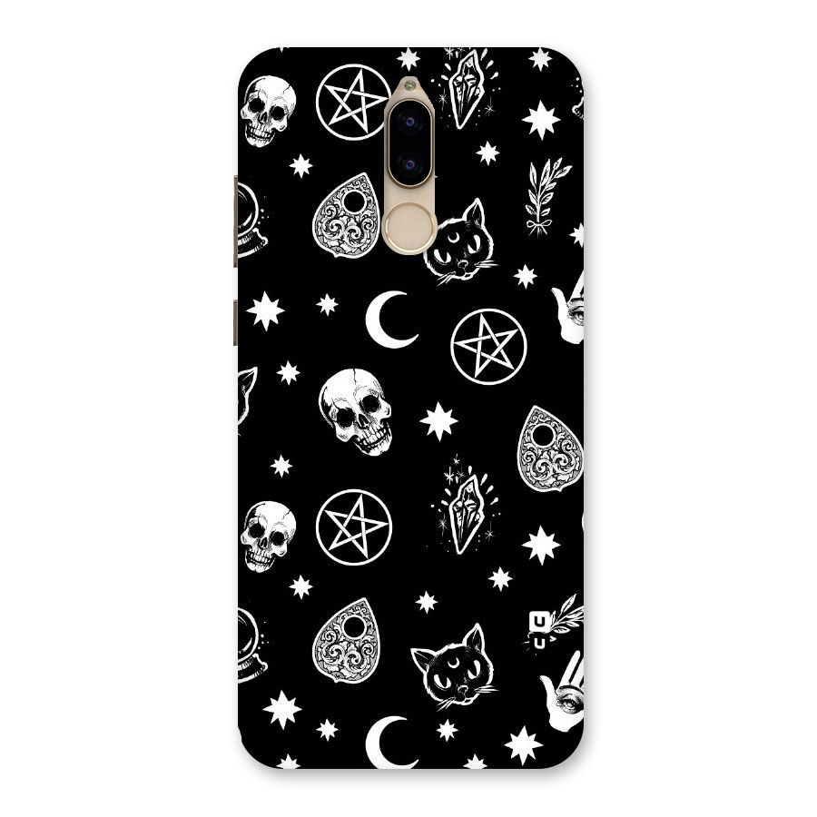 Skull Moon Design Back Case for Honor 9i