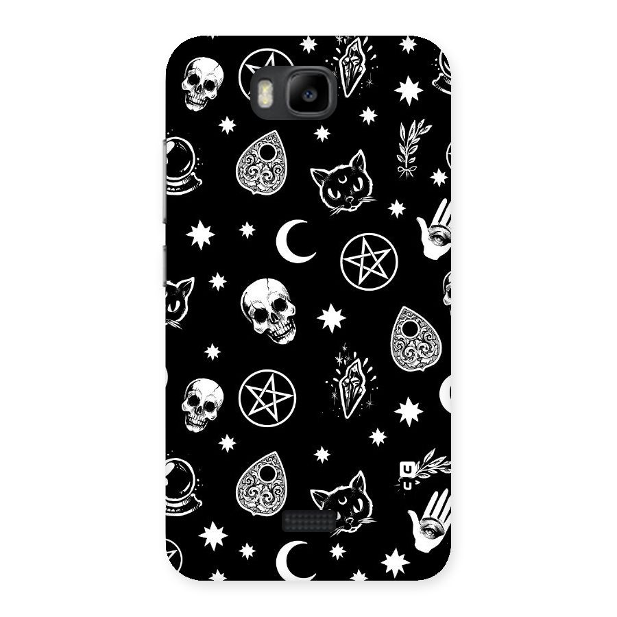 Skull Moon Design Back Case for Honor Bee