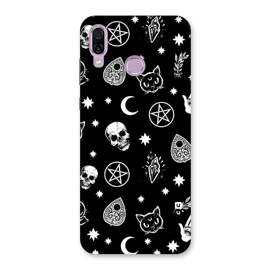 Skull Moon Design Back Case for Honor Play