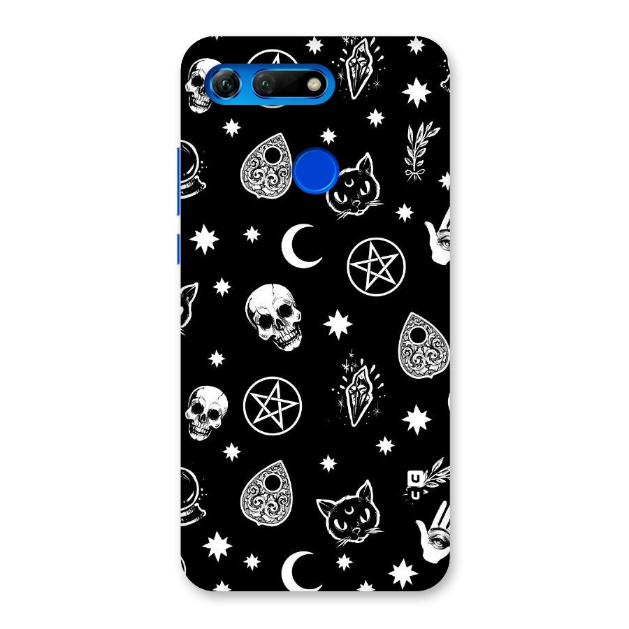 Skull Moon Design Back Case for Honor View 20
