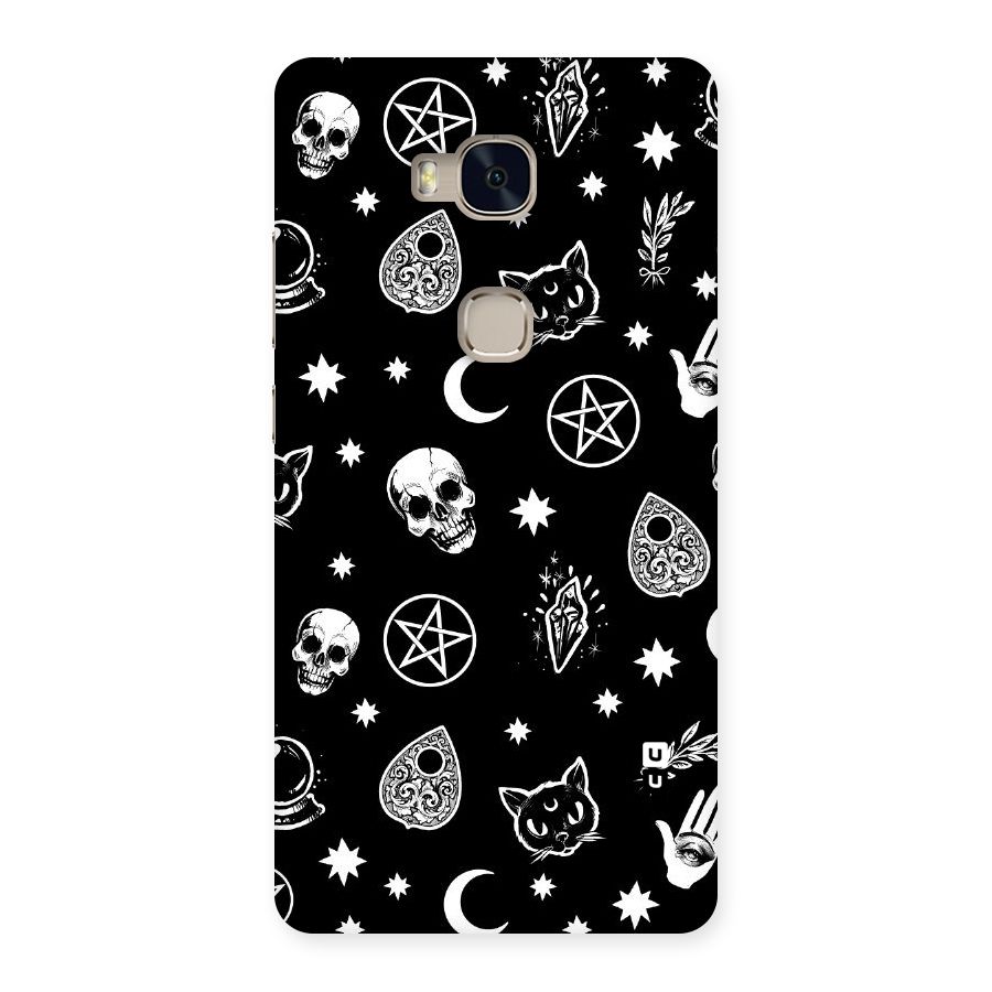 Skull Moon Design Back Case for Huawei Honor 5X