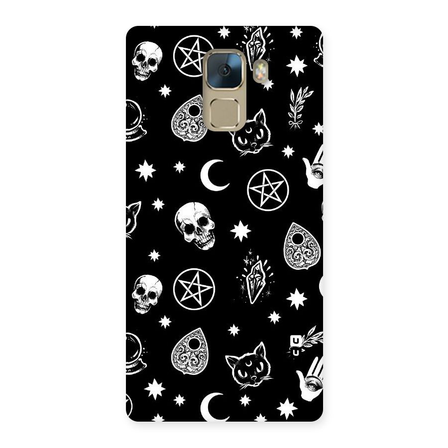 Skull Moon Design Back Case for Huawei Honor 7