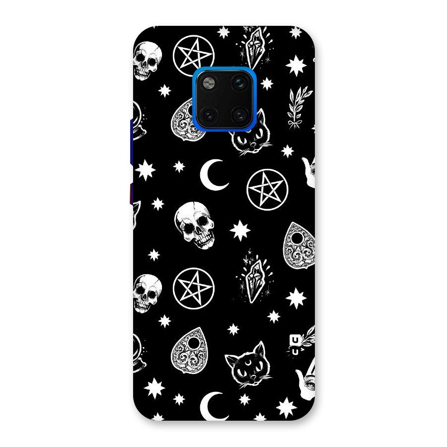 Skull Moon Design Back Case for Huawei Mate 20 Pro