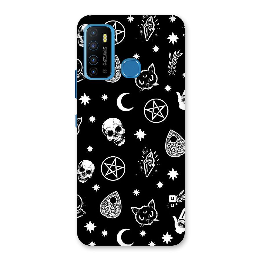 Skull Moon Design Back Case for Infinix Hot 9