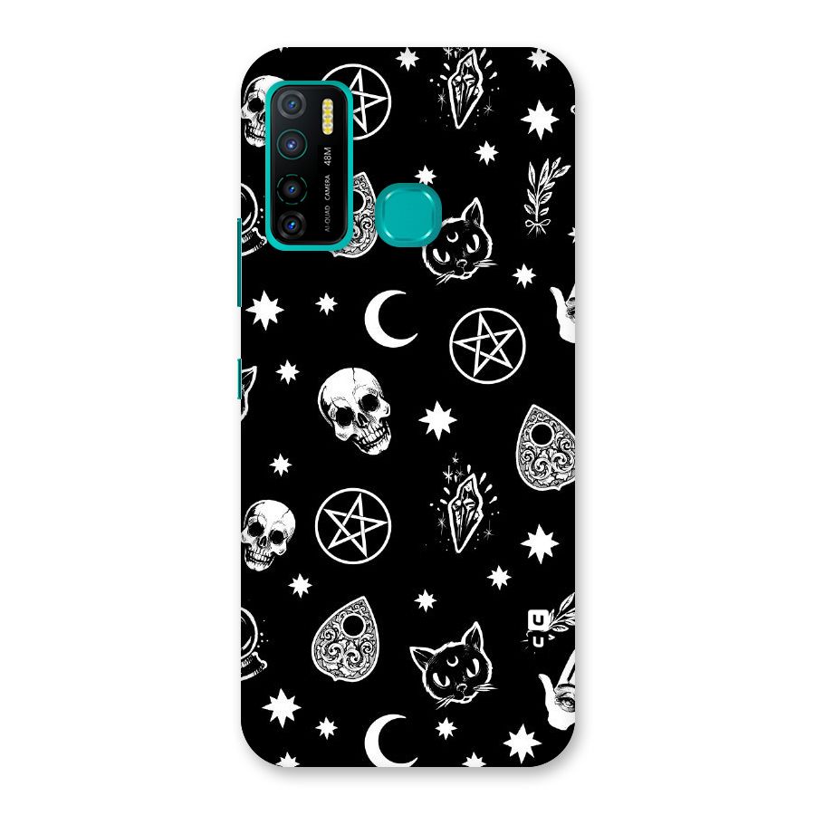 Skull Moon Design Back Case for Infinix Hot 9 Pro