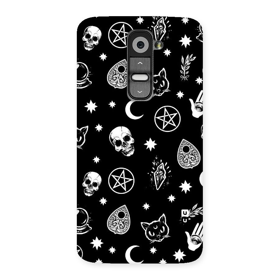 Skull Moon Design Back Case for LG G2