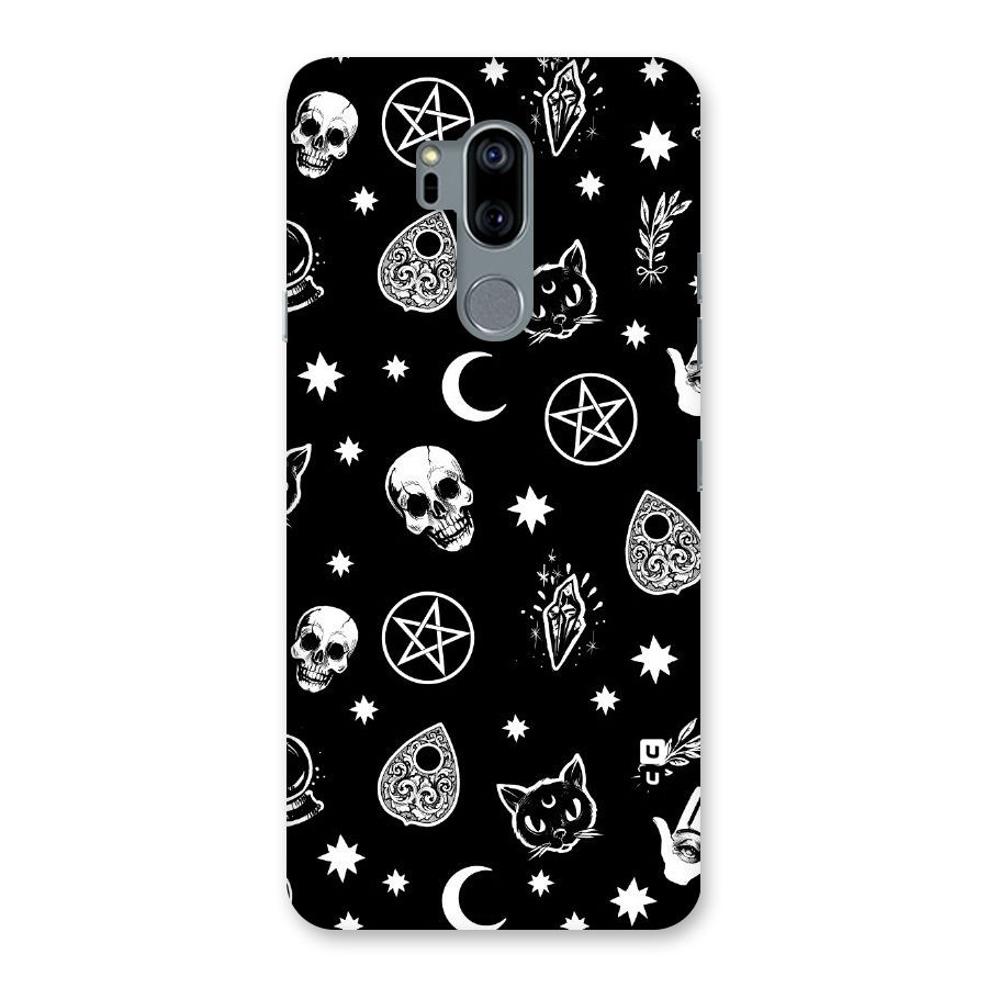 Skull Moon Design Back Case for LG G7