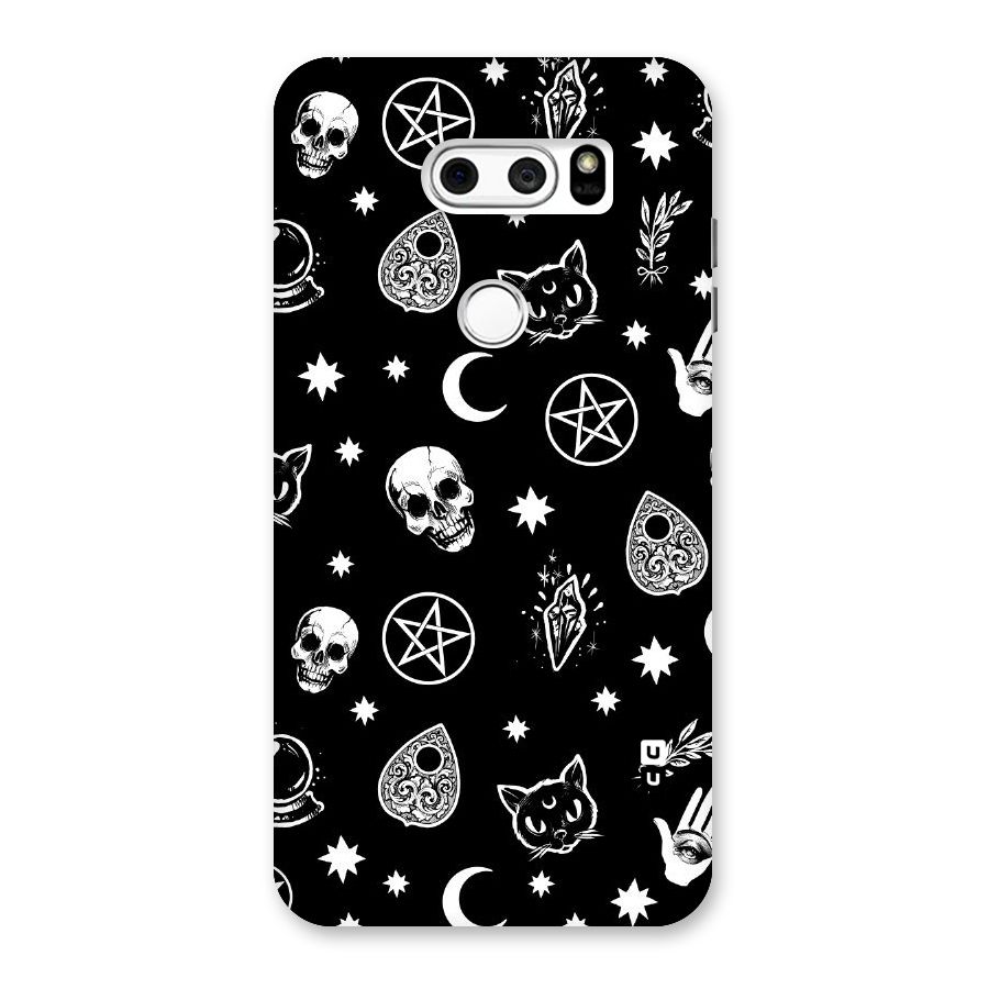 Skull Moon Design Back Case for LG V30