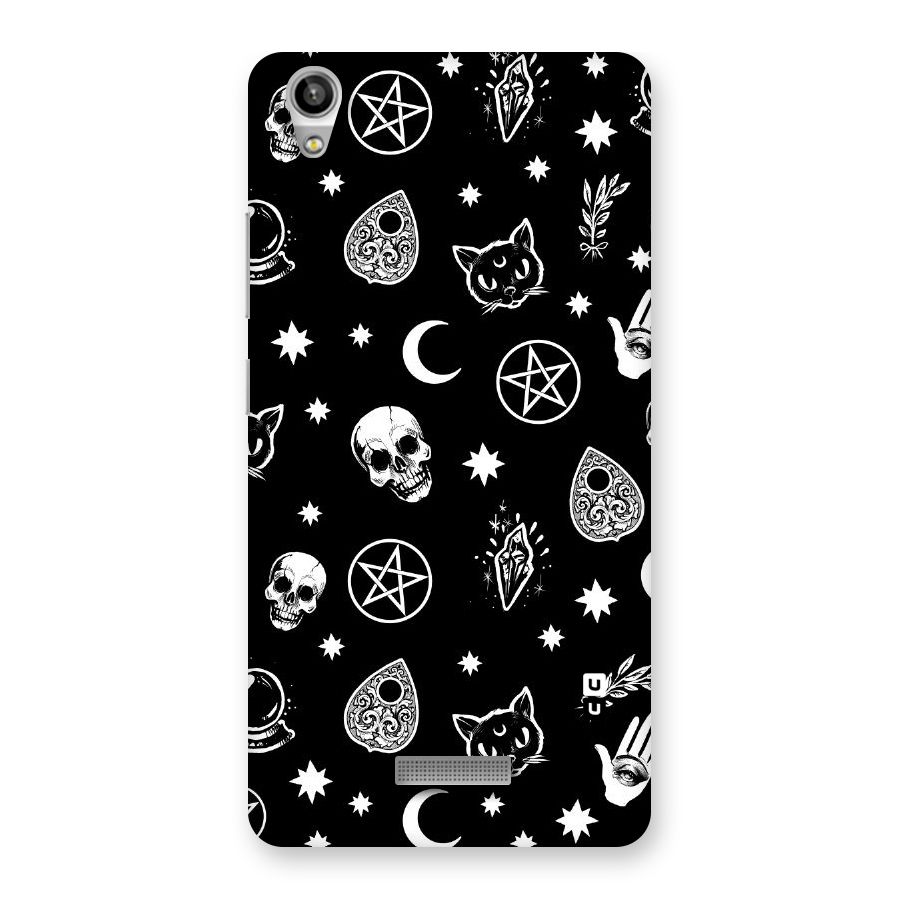 Skull Moon Design Back Case for Lava-Pixel-V1