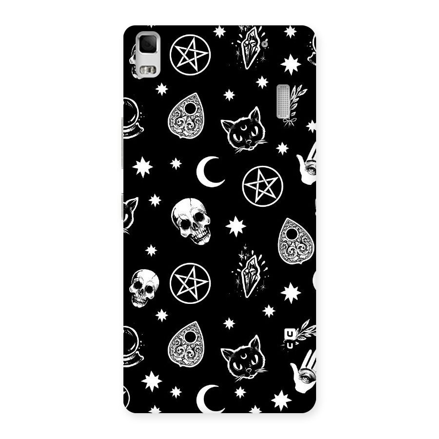 Skull Moon Design Back Case for Lenovo K3 Note
