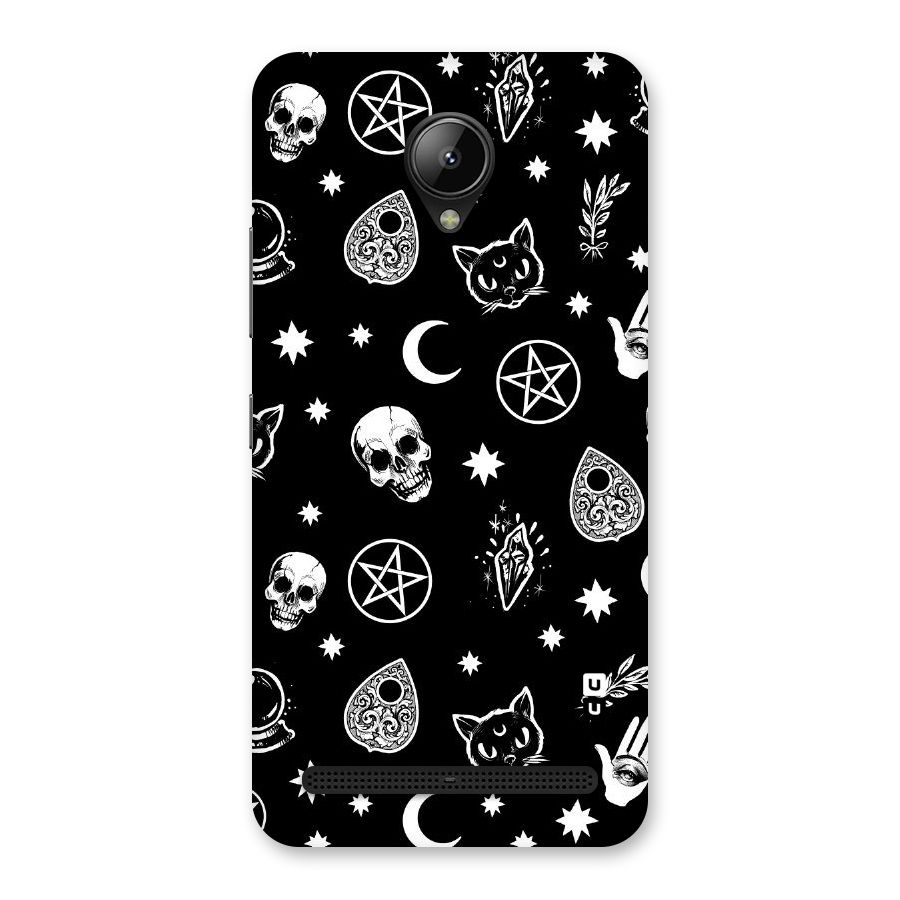 Skull Moon Design Back Case for Lenovo C2
