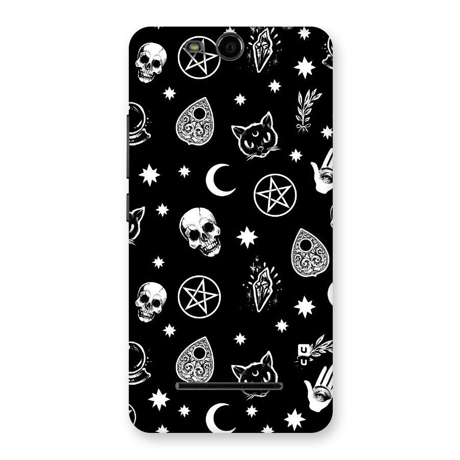 Skull Moon Design Back Case for Micromax Canvas Juice 3 Q392