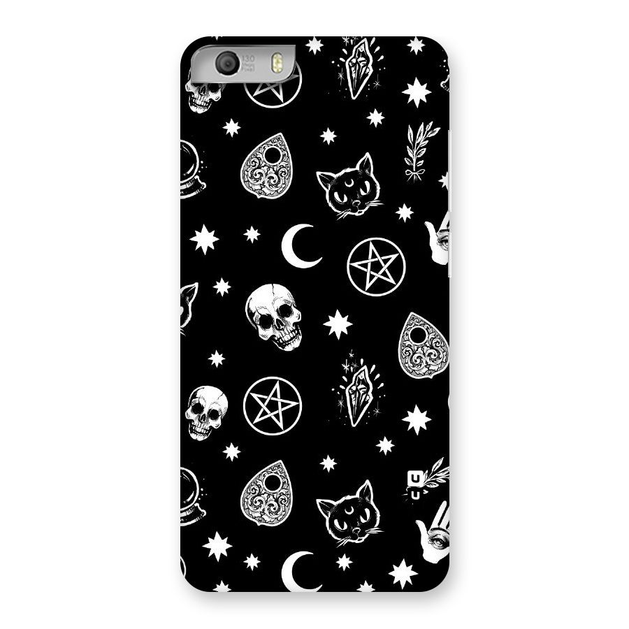 Skull Moon Design Back Case for Micromax Canvas Knight 2